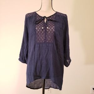 🍉 ALYX Blue Lace Top